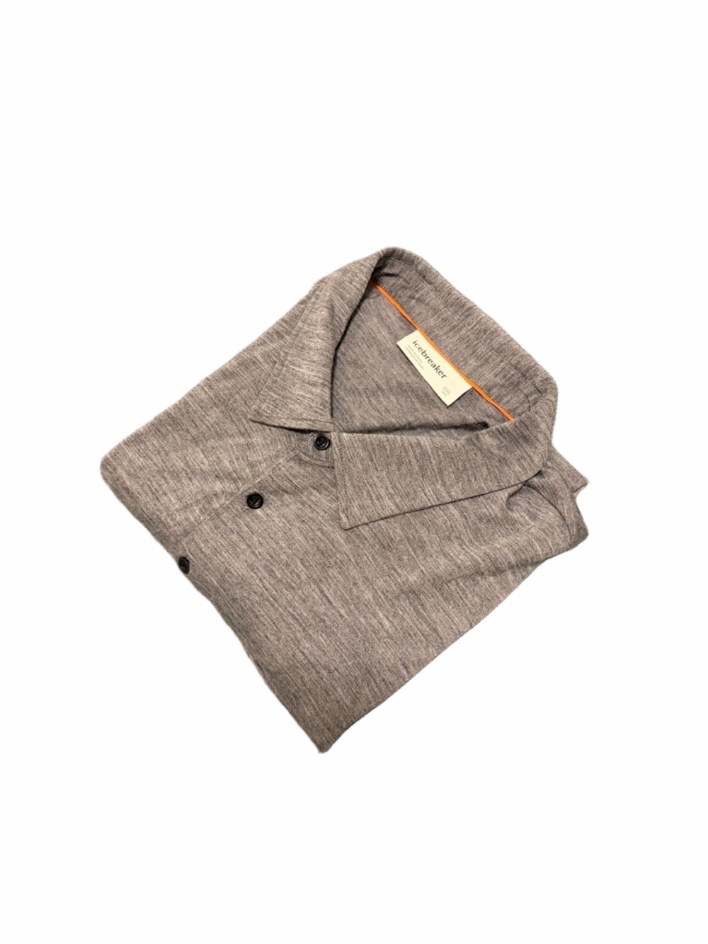 Icebreaker Light Gray Polo Knit Size XXL